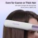 Faszin Ionic Titanium Hair Straightener | Fast Heat Up Flat Iron with LCD Display | 2 in 1 Styling Tool for Smooth & Shiny Hair (White) - Buy Online on GoSupps.com