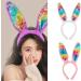 hgnxa Easter Rabbits Ear Hairband Woman Teens Sequins Headbands for Movie Enthusiasts Animes Theme Gatherings Hairband White - Buy Online on GoSupps.com