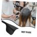 2pcs Hair Mask Cover Hair Sprays Hairspray Masks Haircut Mask Protector Hair Cutting Protector Barber Mask Hair Spray Protective Black Plastic - Buy Online on GoSupps.com