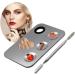 Cosmetic Makeup Palette BetterJonny Stainless Steel Makeup Palette with Spatula Professional Spatula Cosmetic Tool for Nail Art Eye Shadow Eyelash Makeup Style 1 - Buy Online on GoSupps.com