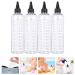 Lurrose 4PC 500ml Plastic Squeeze Bottles for Hair Coloring - Empty Measurement Donor Containers - Buy Online on GoSupps.com