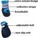 Neuwee Dog Shoes - Waterproof Anti-Slip Boots for All Sizes | 4-Set with Reflective Straps for Paw Protection (Large Blue) - Buy Online on GoSupps.com