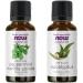 Now Peppermint Oil Liquid 30ml and Now Foods Eucalyptus Essential Oil 30ml