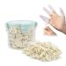 Finger Cots Inartato Latex Finger Protectors Rubber Finger Tips Sleeves Toes Gloves Multi-Used for Handmade Beauty Nail Tattoo Electronic Repair Apply (Medium Size 300 Pcs Per Case)