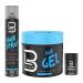 Level 3 Hair Gel & Hair Spray Kit - Super Strong Hold - Flake Free - Long Lasting Shine - Great for Men and Women - Strong Hold Hair Spray (Sample Powder Included)