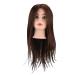 Puppet Head Hair Practice Hair Doll 20 inch Human Hair Dummy Pup Head Hair Hair Hair Hair Training Head Model For Hairdresser Hairdresser Hairdresser Practice Hair Cutting