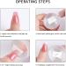 French Tip Nail Stamp 6PCS Nail Art Stamper Kit Clear Silicone Nail Stamping Long Short Jelly Stamper for Nails with Scrapers French Nail Stamper Kit French Tip Nail Tools French Manicure Kit - Buy Online on GoSupps.com