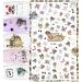 3D Self-Adhesive Nail Art Stickers - 6 Sheets Flamingo Flower Leaf Animal Seashell Fruit Design Summer Decals for Women - DIY Manicure Tips - Buy Online on GoSupps.com