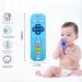 COSTOYFUN Remote Control Shape Silicone Teething Toys for Babies 0-18 Months - Baby Teether Toy Set (2 Pack) in Blue and Purple - Buy Online on GoSupps.com