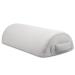 Office Home Semicircle Foot mat Rest Foot mat Grey Mesh Fabric NO5