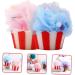 Buy 2pcs Cartoon Ice Cream Bath Balls - Soft Bath Loofah Sponges | Perfect for Men & Women | Fun Shower Puff for Relaxing Cleansing - Buy Online on GoSupps.com