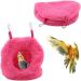NA 1Pcs Plush Parrots Hanging Nest Bird Nest Bed Plush Bird Hut Berber Fleece Hammock Swing Bed Cave Warm Soft Plush Hammock Hanging Cage Tent for Pet Bird M - Buy Online on GoSupps.com
