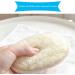 Jinlaili Exfoliating Loofah Pads - Shower Body Scrubber with Non-slip Hand Strap - Natural Luffa and Terry Cloth Material - Beige - Buy Online on GoSupps.com