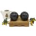 STCREE 5 cm Marble Handballs | Chinese Baoding Balls for Health Meditation & Fitness | Black Gray Hand Therapy Tool - Buy Online on GoSupps.com