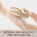 Organic Loofah Sponge 3 Pack - Natural & Eco-Friendly Body Scrubber for Shower - Biodegradable Exfoliating Pad for Dead Skin Removal - Buy Online on GoSupps.com