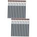 DRESSOOS 50 Pcs Eye Shadow Brush Eyeshadow Makeup Brush Thin Makeup Brush Esthetician Eye Plastic