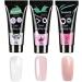 Anself Nail Extension Gel Kit - 3PCS * 60g Gel + 48Pcs Mold Tips | Builder Set for Quick Dry Nail Art Tools - ST124-3 - Buy Online on GoSupps.com
