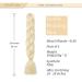 Gairyan 24 Jumbo Braids Extensions - Ombre Synthetic Hair - 3 Pack of Bleached Blonde Braid Hair for Box Braid & Crochet Twists - 300g 60cm - Buy Online on GoSupps.com