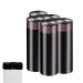 Handle Waste Bags | Drawstring Waste Bag | Anti-Drip Trash Can Liners Leak-Proof Garbage Bags for Home Office and Bedroom Rowces 45*50 4.5g 75 Pieces Black