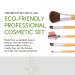 Honeybee Gardens Eco-Friendly Professional Cosmetic Brush Set | Sustainable Beauty Essentials for Flawless Makeup - Buy Online on GoSupps.com