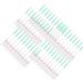 Interdental Brush Silicone Set (160 Brushes) - Teeny Green Toothpick Alternative for Effective Meal Residue Cleaning - Buy Online on GoSupps.com