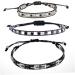 CALLARON 6 Pcs 1 Bracelet Anklet Miss Bohemia Braided Rope 6 6cmx3pcs Blackx3pcs - Buy Online on GoSupps.com