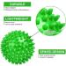 Uraqt Fascia Ball Set - Small Hedgehog Massage Balls for Muscle Tension Relief | Green & Red Knobbed Massage Balls for Feet Back Neck Hands - Buy Online on GoSupps.com