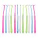 Syeycw 12 pieces of inserted brisk braces toothbrush tuft toothbrush insert brush toothbrush for braces for orthodontic bridges and bridges Detailed cleaning