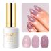 Imtiti Jelly Gel Nail Polish 15ML Light Purple Sheer Jelly Gel Polish Soak Off LED UV Nail Gel Polish Mauve Chiffon Translucent Gel Nail Polish Nail Starter Manicure Salon Kit