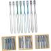 Homsfou 8ST Hard Toothbrush Set - Travel & Household Tooth Cleaning Tools - Reduce Tooth Spots - Durable Plastic & TPR Design - Buy Online on GoSupps.com