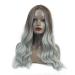 Shop Grey Curly Long Wig for Women - Brazilian Synthetic Hair for 50s 60s 70s 80s Cosplay - Buy Online on GoSupps.com
