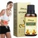 Gastric relief oil abdominal-calming olive rose and grape seed oils- 50 ml laxative essence to promote digestion for overweight women Pekmar