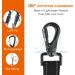 3-in-1 Adjustable Dog Car Belt | Elastic Jerk Damping & Strong Carabiner | Pet Safety Seat Belt for Dogs & Cats - Buy Online on GoSupps.com