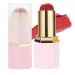 Creamy Blush Stick | Moisturizing and Water-Resistant Blush with a Milky Texture - Natural Highlighting for Dry Oily and Combination Skin - Cheeks Eyebrows and Lips