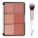 Blush Palette  Matte Mineral Blush Powder Face Blush Contour and Highlight Blush Palette Professional Facial Beauty Cosmetic Makeup Blush (Blush-01)