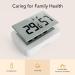 Buy Thermometer Hygrometer with LCD Display | Real-Time Temperature & Humidity Monitor | -9.9 to 60 Range | Mini Measuring Device for Home & Office - Buy Online on GoSupps.com