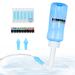 Doctor.Roo Neti Pot Sinus Rinse Bottle Nasal Irrigation Bottle with 40 Nasal Wash Salt Packets and Sticker Thermometer Nasal Rinse Bottle for Adult & Kid BPA Free 300 Ml