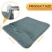 Shop Cuplu 40x40 Electric Foot Warmer - 6 Heating Levels Washable & Timer - Cozy Back & Body Comfort in Dark Gray - Buy Online on GoSupps.com