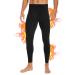 Simiya long underpants men extra warm thermal pants fed underpants men long thermo leggings thermolggings winter m 1 x black
