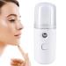 Facial Steamer - Cool Mist Humidifier - USB Rechargeable Facial Mister Moisturizing for Skin Care 30ml Visual Water Tank Nicything White