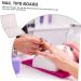 VINTORKY Nail Art Nail Art Stand Display Frame Tool Stand Fake Nail Showing Board Nail Polish Practice Display Fake Nails Display Board Manicure Tools Paper Mosaic - Buy Online on GoSupps.com