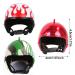 Chicken Helmet Headgear - 3-Piece Plastic Pet Protection Helmets for Chickens & Ducks - Adorable Durable 3 Colors - Buy Online on GoSupps.com