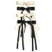 4pcs Tassel Ribbon Bow Hair Clips for Women - Black&Beige Hair Accessories - Buy Online on GoSupps.com