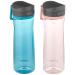 Contigo 2144909 Water Bottle, 24oz, Juniper & Pink Lemonade Juniper & Pink Lemonade 24oz 24oz 2 Pack Bottle