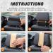 Memory Foam Car Seat Neck Pillow for Comfort & Pain Relief - Black (1 Pack) - Buy Online on GoSupps.com
