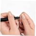 FRCOLOR Nail Pen Nail Polish Drawing Pen Nail Brush Pen Nail Art Tips Builder Pen Nail Drawing Pen Extension Gel Pen Nail Gel Polish Manicure Decor Pen Manicure Pen Step Abs Practice Hands 14X1X1CM Black - Buy Online on GoSupps.com