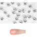 Nail Clear Nails Art White Nail Gems Nail Rhinestones Nails Art Decorations For Acrylic Nails Nails Art White Nail Crystals Gems Clear Nail Rhinestones For Wedding 4mm - Buy Online on GoSupps.com