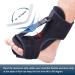 Plantar Fasciitis Night Splint & Orthotic Brace for Effective Pain Relief with Spiky Massage Ball - Black - Buy Online on GoSupps.com