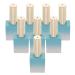 Gatuida Lot de 8 Flacons de Vernis Ongles en Verre 117 Ml Pinceau Int gr Bouteilles Vides Rechargeables D grad Bleu Contenants pour chantillons de Maquillage pour Manucure