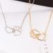 Colorful Bling Dog Cat Paw Print Necklace for Women - Double Hollow Heart Pendant Jewelry for Pet Lovers - Buy Online on GoSupps.com